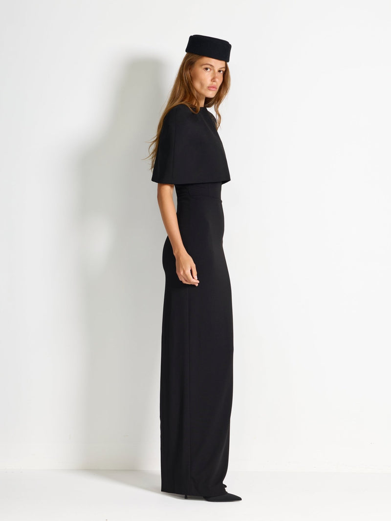 Oliviya Cape - Black - EFFIE KATS