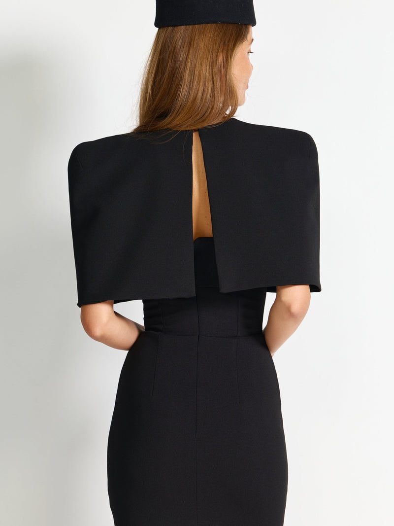 Oliviya Cape - Black - EFFIE KATS