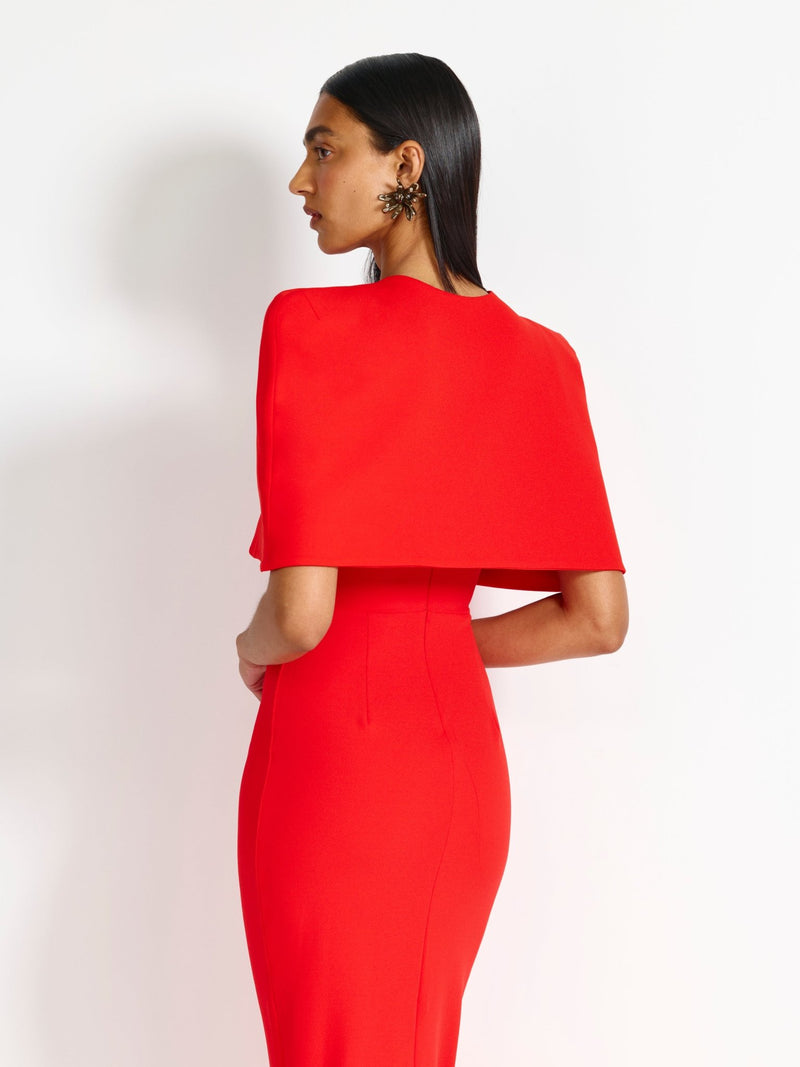 Oliviya Cape - Cherry Red - EFFIE KATS