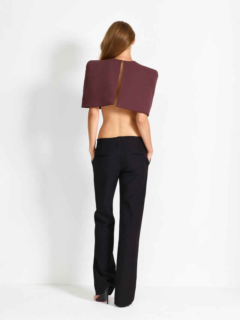 Oliviya Cape - Chocolate Plum - EFFIE KATS