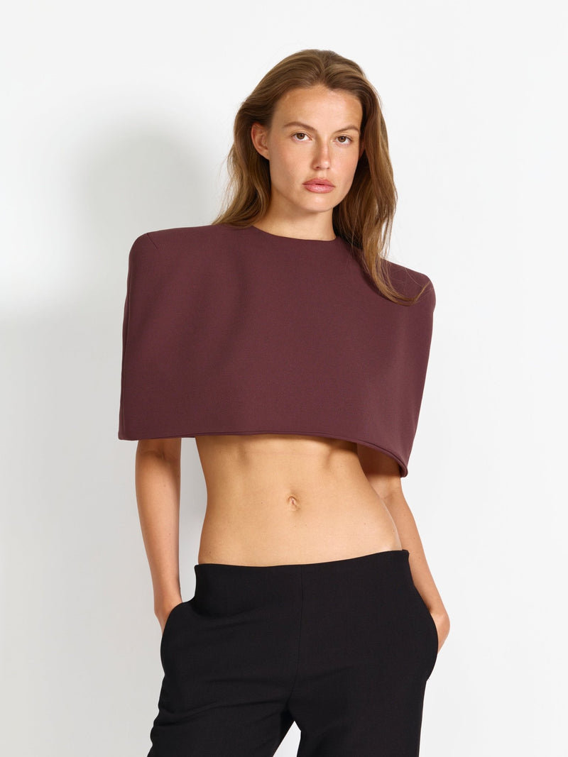 Oliviya Cape - Chocolate Plum - EFFIE KATS