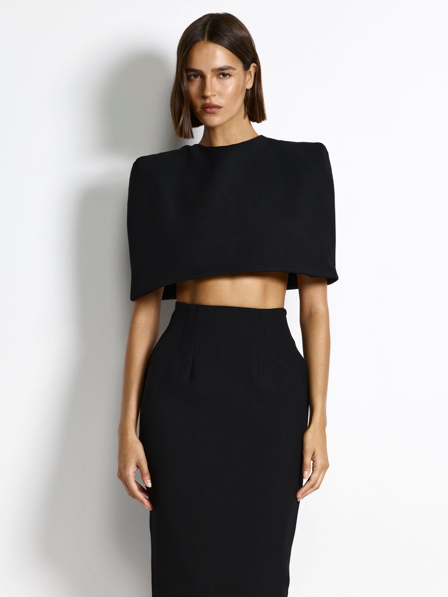 Olympia Cape - Black - EFFIE KATS
