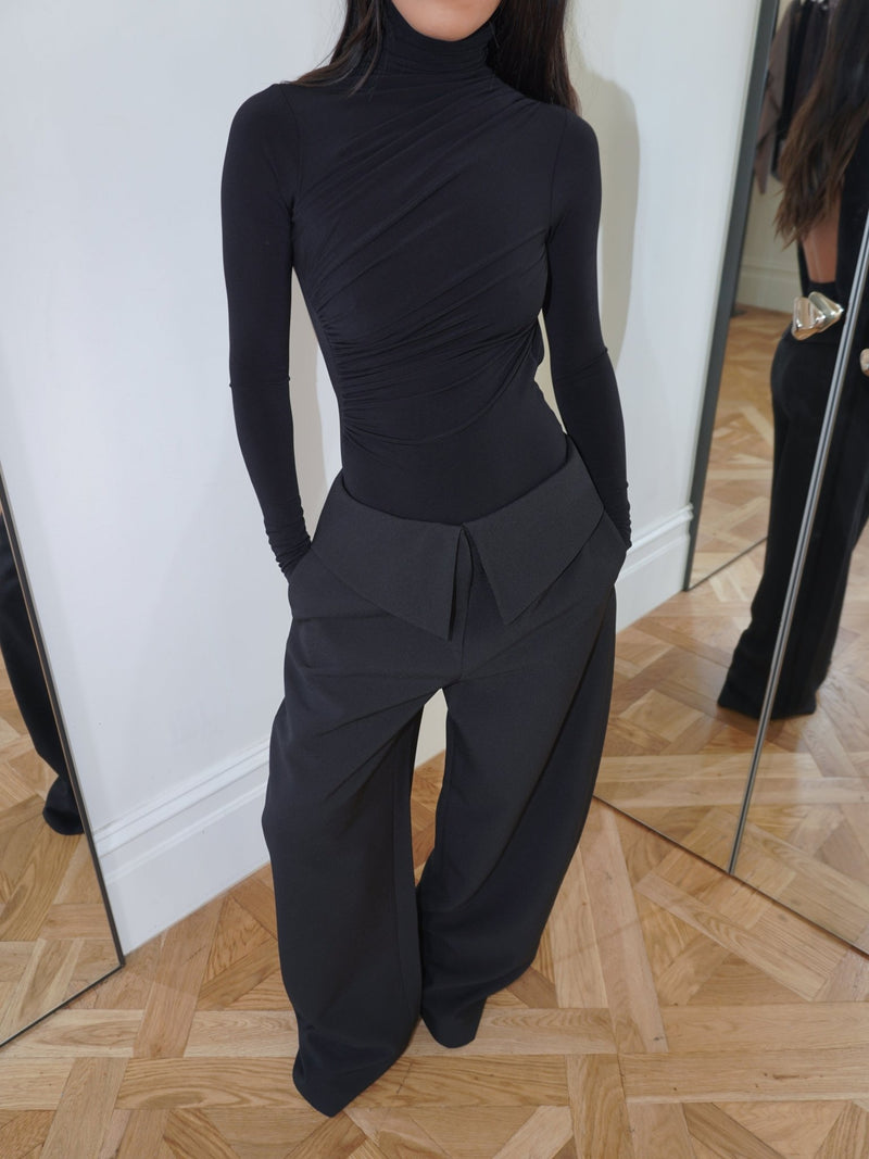 Paloma Bodysuit - Black - EFFIE KATS