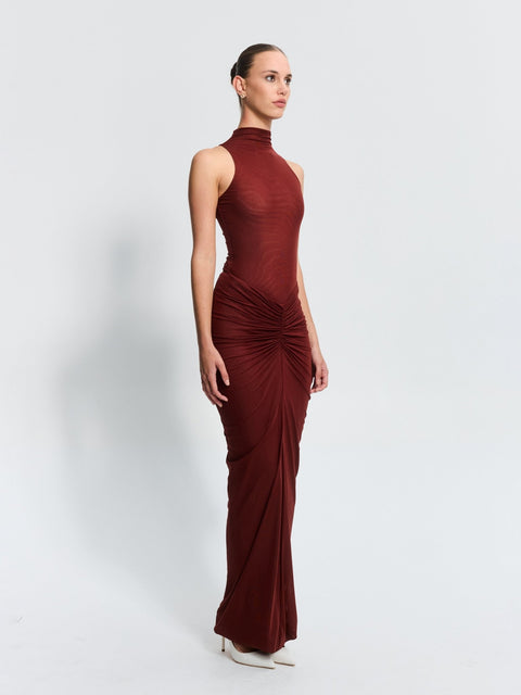 Parker Bodysuit - Rust - EFFIE KATS
