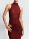 Parker Bodysuit - Rust - EFFIE KATS