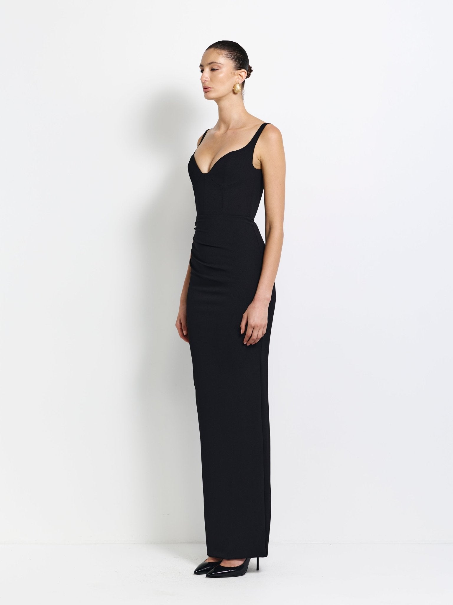 Pearl Gown - Black - EFFIE KATS
