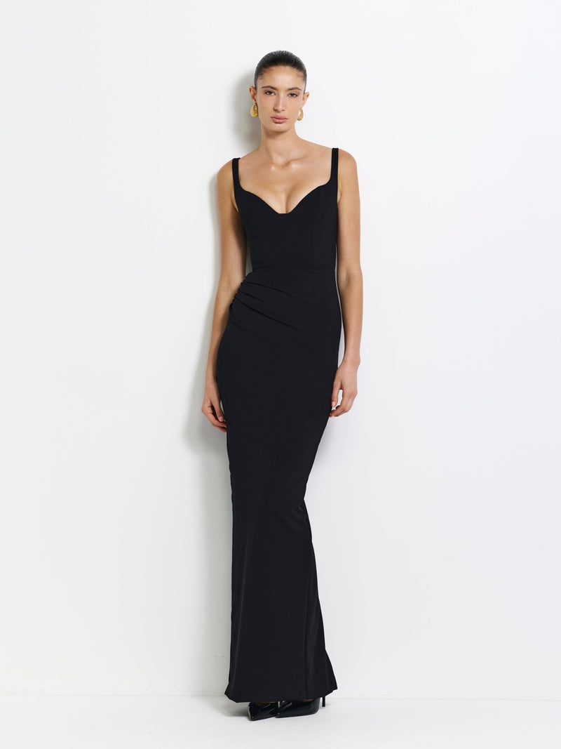Pearl Gown - Black - EFFIE KATS