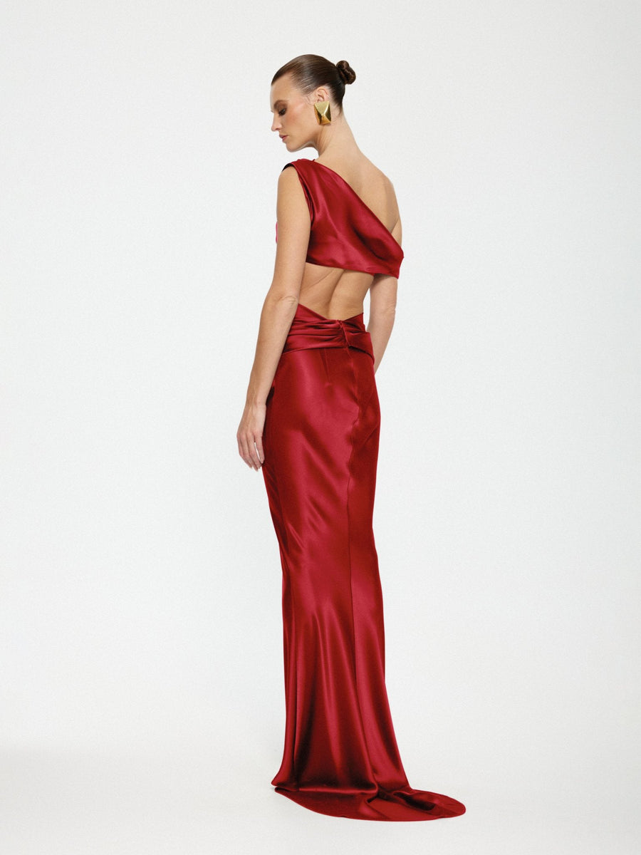 effie dress on runway Perez Skirt in Runway Red – Bold Style | Effie Kats M