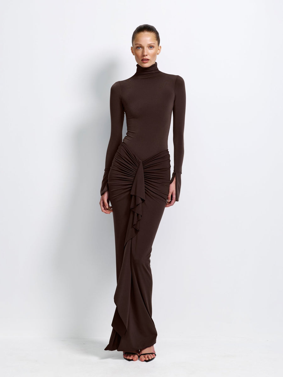 Pheby Skirt - Chocolate Plum - EFFIE KATS