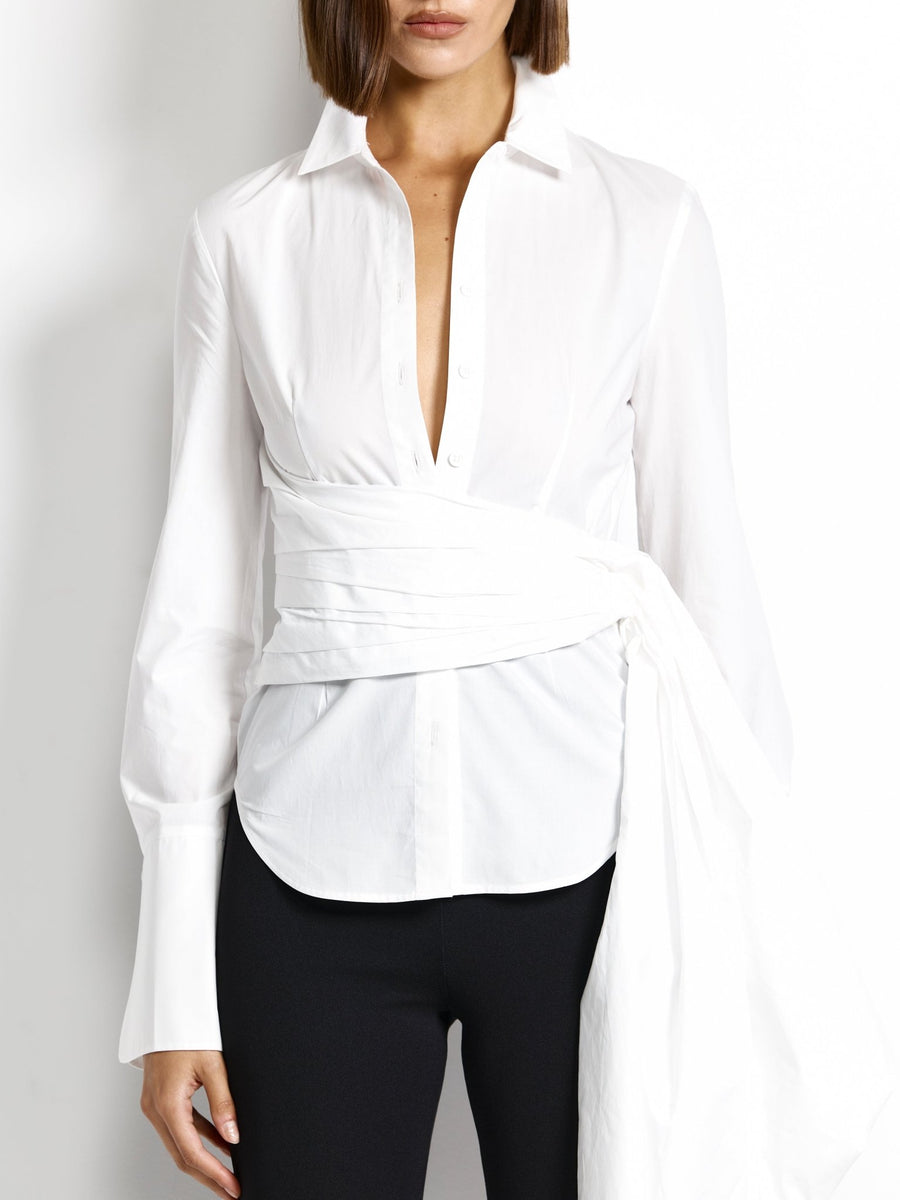 Phillipa Shirt - White - EFFIE KATS
