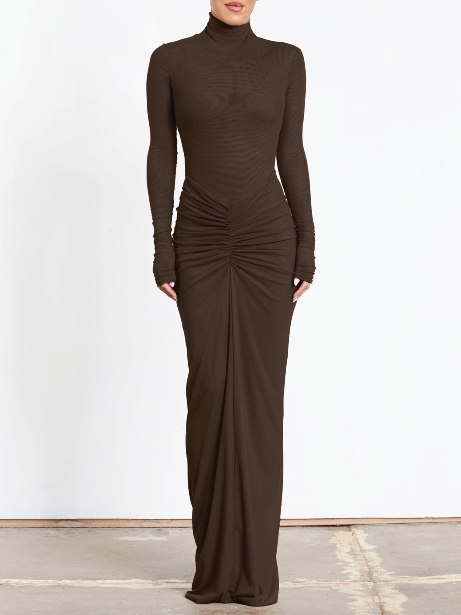 Pia Bodysuit - Chocolate - EFFIE KATS