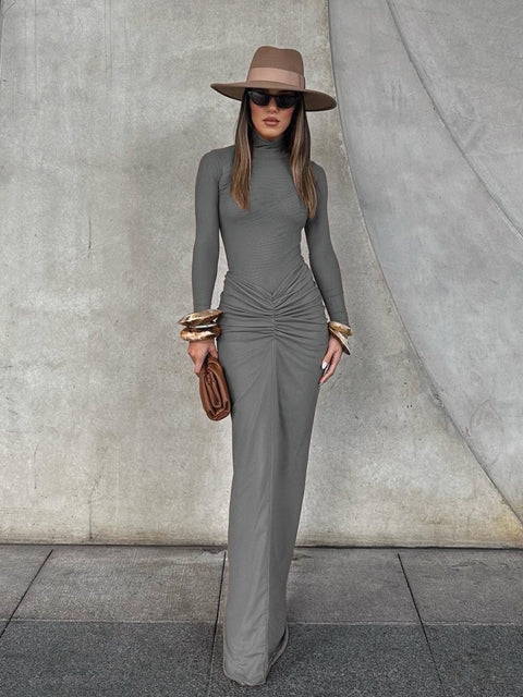 Pilar Mesh Skirt - Grey - EFFIE KATS