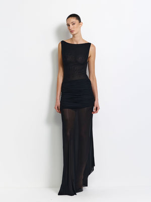 Posy Skirt - Black - EFFIE KATS