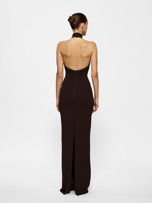Rhi Gown - Coffee - EFFIE KATS