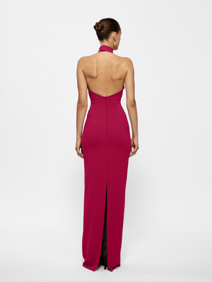 Rhi Gown - Raspberry - EFFIE KATS