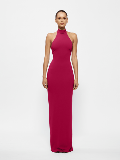 Rhi Gown - Raspberry - EFFIE KATS