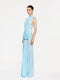 Roza Maxi Dress in Pale Blue - EFFIE KATS