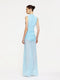 Roza Maxi Dress in Pale Blue - EFFIE KATS