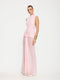 Roza Maxi Dress in Petal Pink - EFFIE KATS