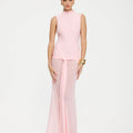 Roza Maxi Dress in Petal Pink - EFFIE KATS