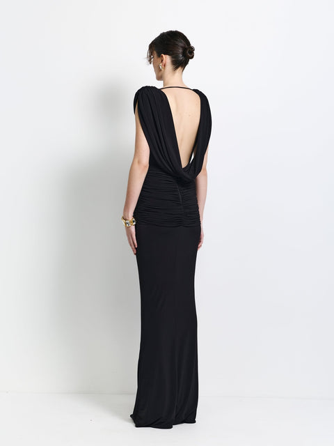 Steele Gown - Black - EFFIE KATS