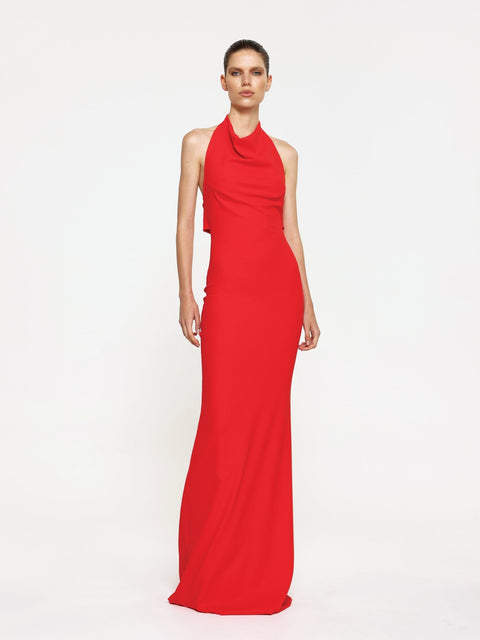 Sydney Gown - Cherry Red - EFFIE KATS