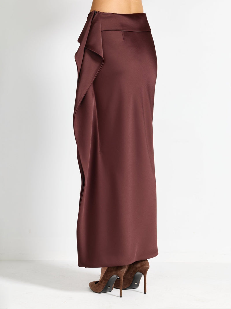 Tate Skirt - Chocolate - EFFIE KATS