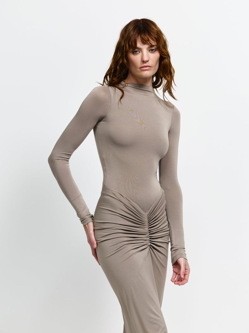 Tia Bodysuit - Roast Cashew - EFFIE KATS