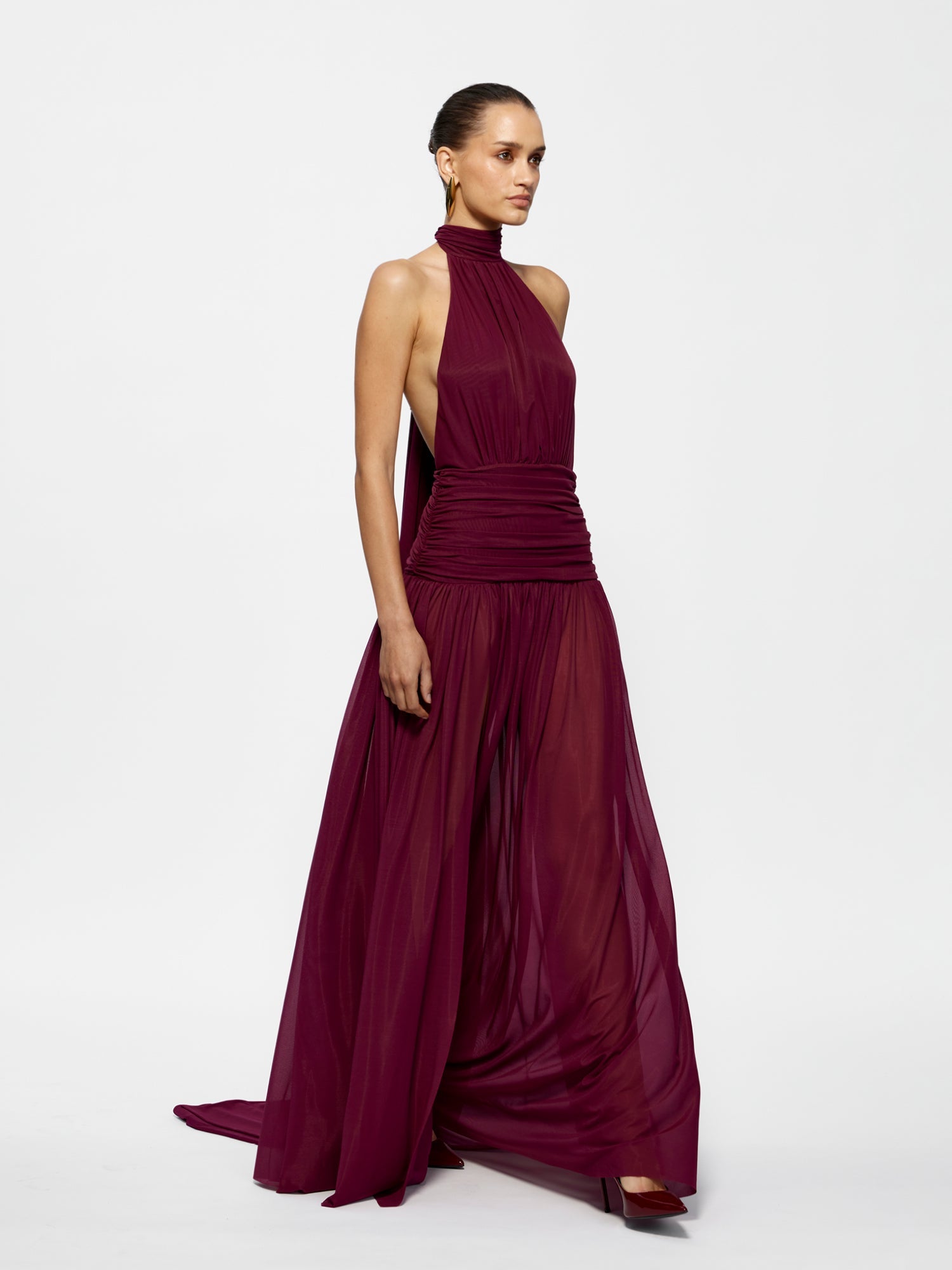 Verity Gown - Burgundy - EFFIE KATS