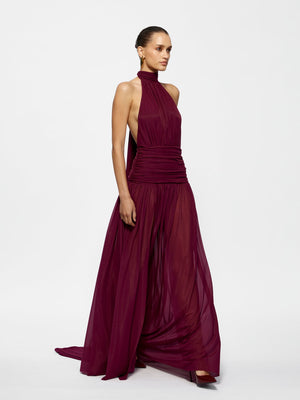 Verity Gown - Burgundy - EFFIE KATS