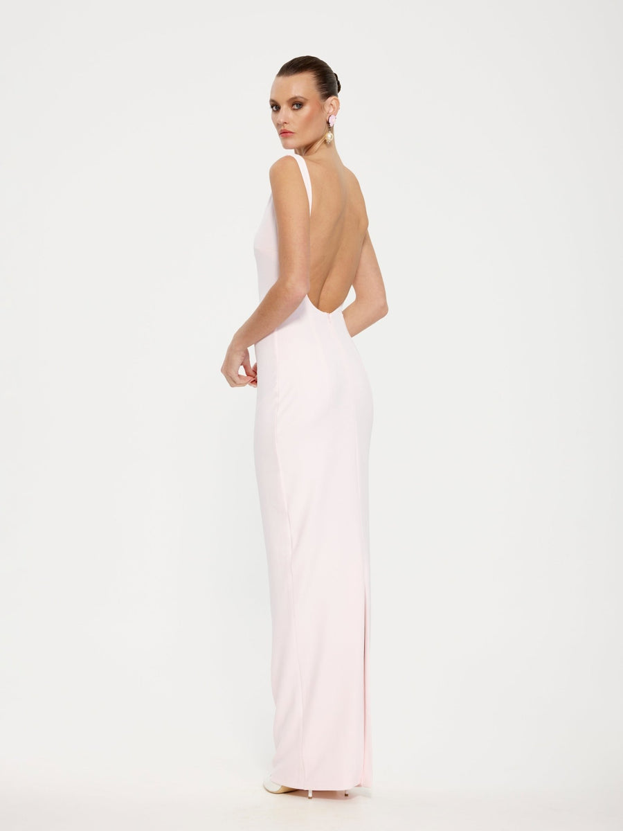 effie kats pink dress Effie Kats Marbella Gown in Taffy The Closet Collective Hire