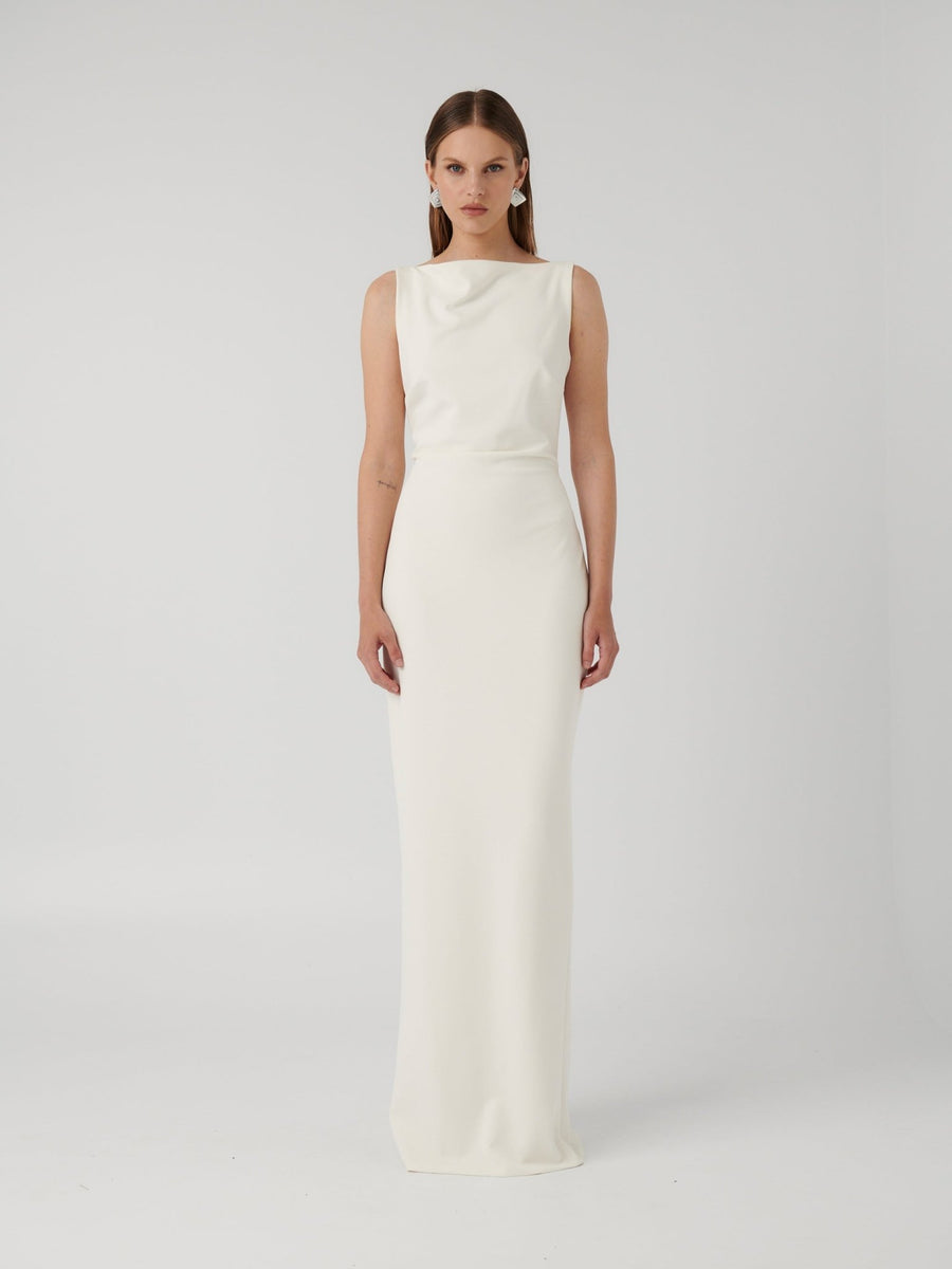 VERONA GOWN - IVORY– EFFIE KATS