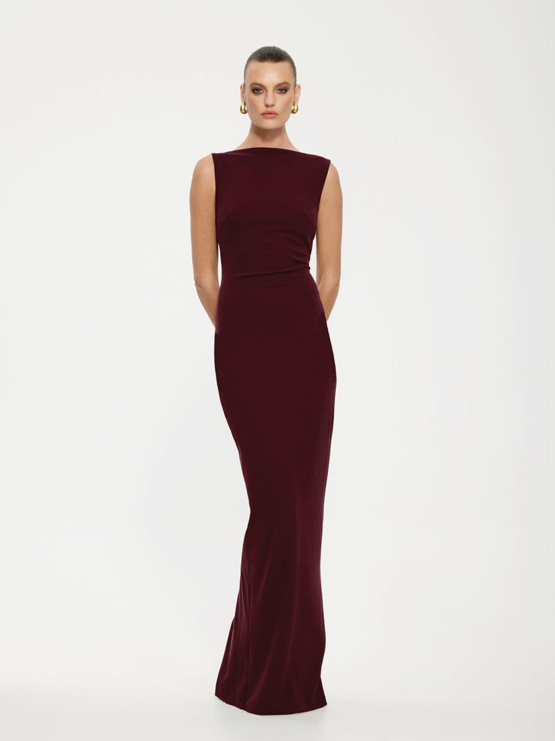 Verona Gown - Wine - EFFIE KATS