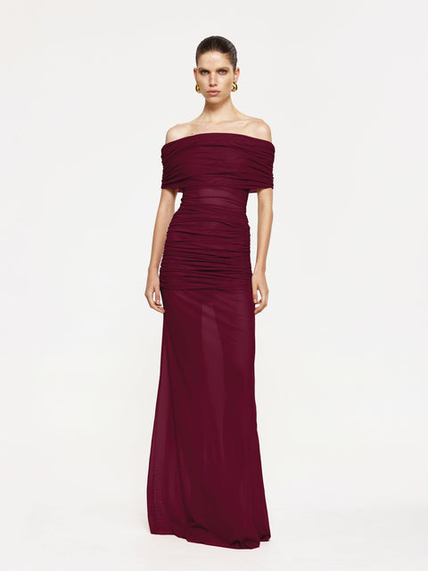 Windsor Gown - Wine - EFFIE KATS