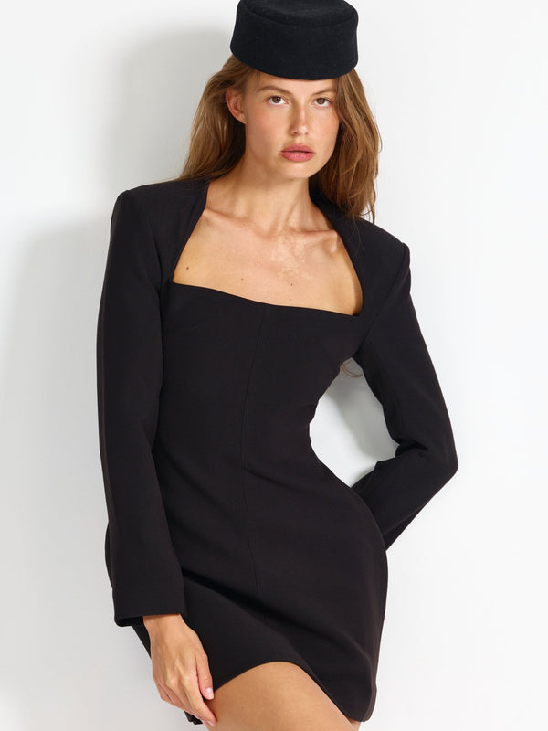 Yasmine Dress - Black - EFFIE KATS