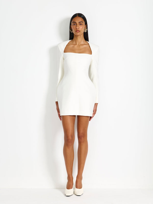 Yasmine Dress - Ivory - EFFIE KATS