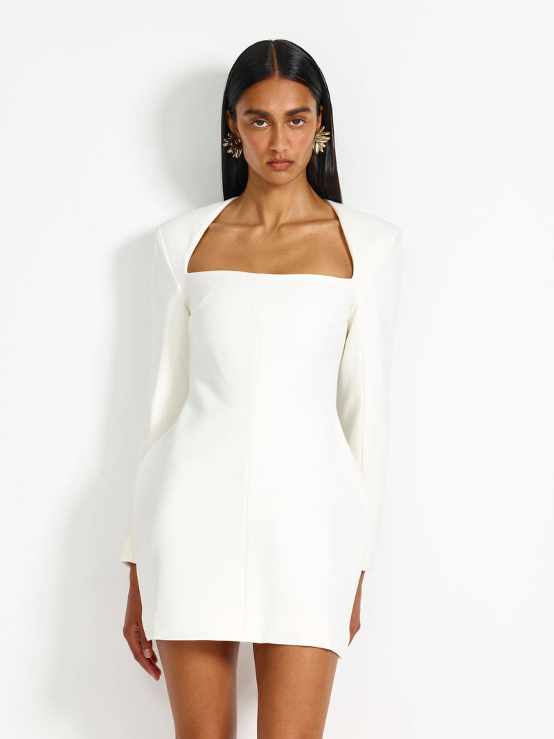 Yasmine Dress - Ivory - EFFIE KATS
