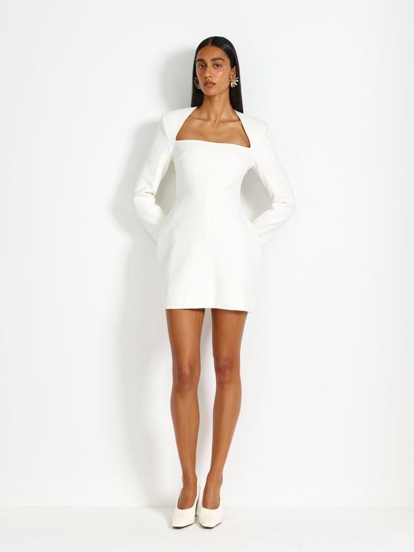 Yasmine Dress - Ivory - EFFIE KATS