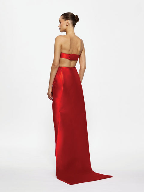 Zahara Dress - Red - EFFIE KATS