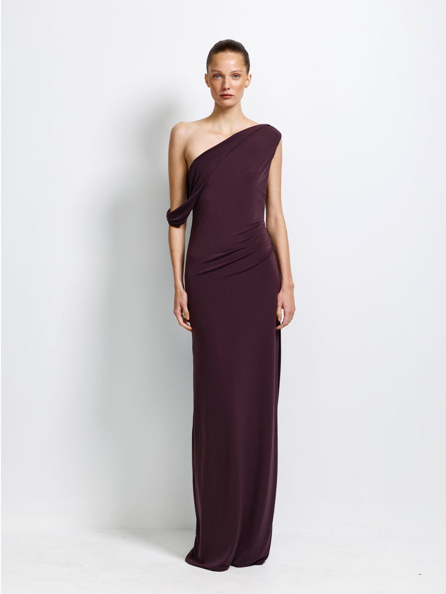 Zena Gown - Chocolate Plum - EFFIE KATS