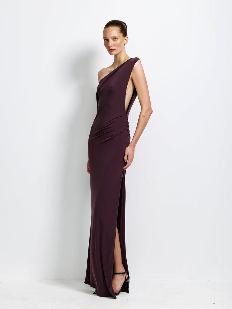 Zena Gown - Chocolate Plum - EFFIE KATS