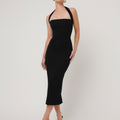 Meline Midi Dress - Black - EFFIE KATS