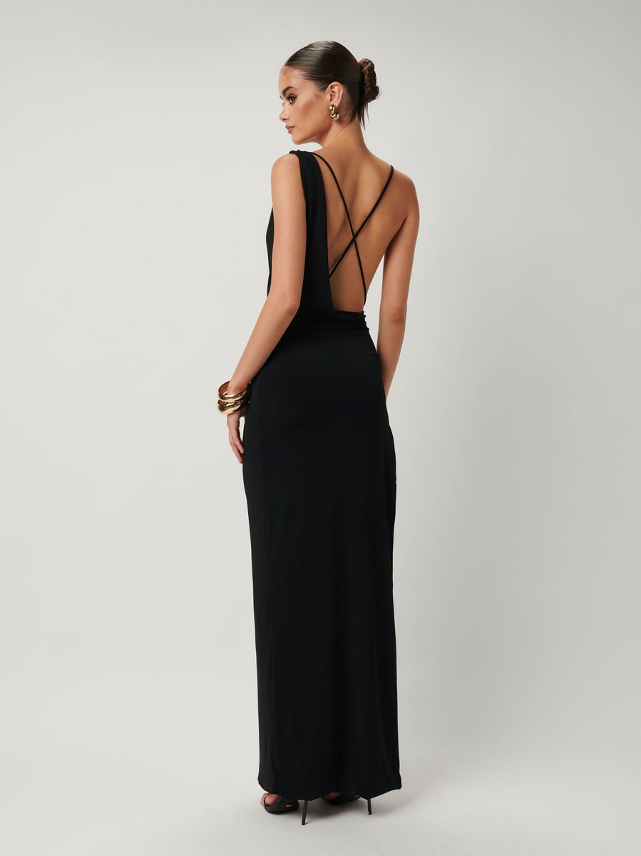 MIRELLA GOWN - BLACK– EFFIE KATS