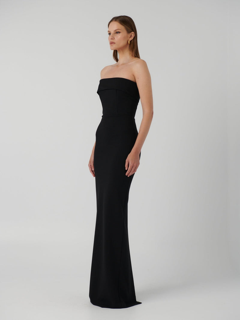 MONROE GOWN - BLACK - EFFIE KATS