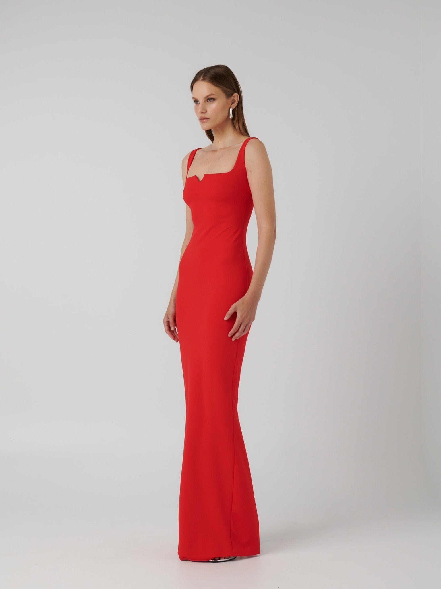 Natalya Gown - Cherry Red - EFFIE KATS