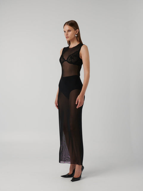 Nova Mesh Maxi Dress - EFFIE KATS