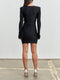 Paris Mini Dress - BLACK - EFFIE KATS