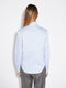 Tailored Shirt - Pale Blue Pinstripe - EFFIE KATS