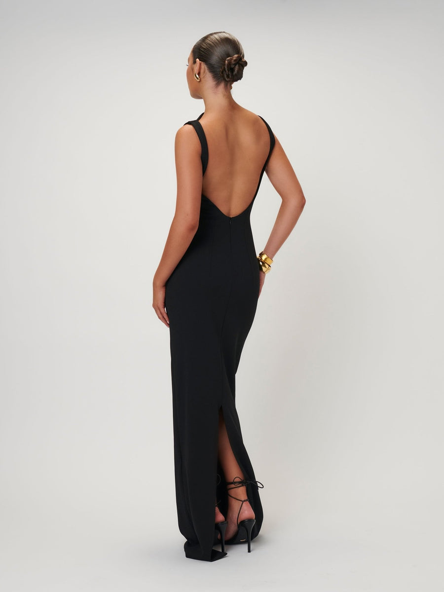 Black Verona Gown | Elegant Evening Attire– EFFIE KATS